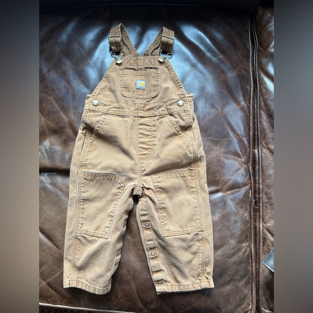 Carhartt Kids Tan Overalls